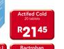 Actifed Cold-20 Tablets
