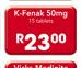 K-Fenak 50mg-15 Tablets