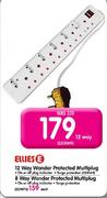 Ellies 8 Way Wonder Protected Multiplug