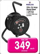 Reelco 20m 16 Amp Metal Reel
