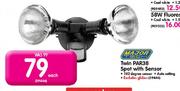 Major Twin PAR38 Spot With Sensor-Each