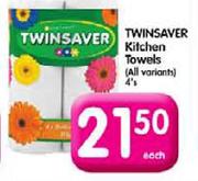 Twinsaver-Kitchen Towels-4's Each