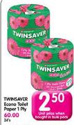 Twinsaver Econo Toilet Paper 1 Ply