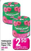 Twinsaver Econo Toilet Paper 1 Ply-Each