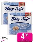 Babysoft 2 Ply Toilet Rolls Each