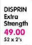 Disprin Extra Strength-52 x 2's