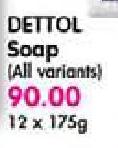 Dettol Soap-12x175gm