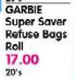 Garbie Super Saver Refuse Bags Roll-20's