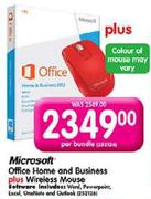 Microsoft Office Home And Business Plus Wireless Mouse