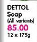 Dettol Soap-12 x 175g Pack