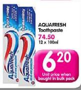 Aquafresh Toothpaste-100ml Each