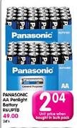 Panasonic AA Penlight Battery R6UPTB-Each