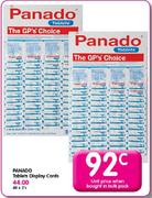 Panado Tablets Display Cards-2's Each