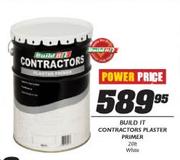 Build It Contractors Plaster Primer White-20L