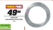 Hendok Galvanized Roof Wire-50m