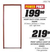 CIHF7 Steel Window Frame-813mmx2032mmx115mm