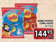 Simba Potato Chips-48 x 36gm