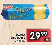 Econo Bisc Marie-12 x 150gm