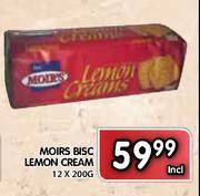 Moris Bisc Lemon Cream-12 x 200gm
