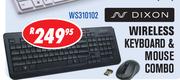 Dixon Wireless Keyboard & Mouse Combo(WS310102)