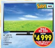 Samsung 40" LED TV(UA40EH5000)