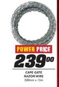 Cape Gate Razor Wire-500mmx15m
