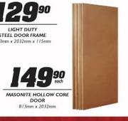 Masonite Hollow Core Door-813mmx2032mm Each