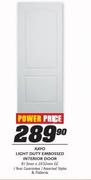 Kayo-Light Duty Embossed Interior Door-813mmx2032mm