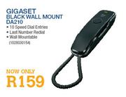 Gigaset Black Wall Mount (DA210)-Each