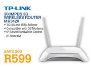 TP-Link 300Mbps Wireless Router(MR3420)-Each
