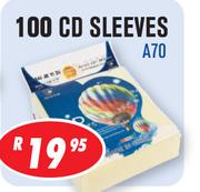 100 CD Sleeves (A70)