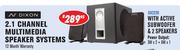 Dixon 2.1 Channel Multimedia Speaker System (DX2220)