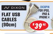 Dixon Flat USB Cable-90cm (DX30PIN)