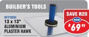 Aluminium Plaster Hawk 13x13"(WFP1009H)