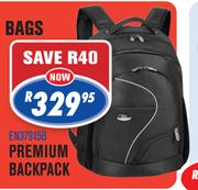 Ebox 15.6 Inch Laptop Premium Backpack (EN37915B)