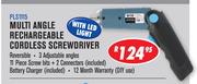 Beyer Multi Angle Rechargeable Cordless Screwdriver (PLS115)