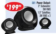 Dixon 2.1 Channel Multimedia Speaker System (S81)