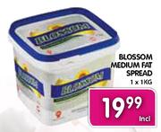 Blossom Medium Fat Spread-1 x 1kg