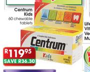 Centrum Kids 60 Chewable Tablets