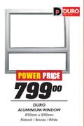 Duro Aluminium Window-890mmx890mm