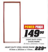 Light Duty Steel Door Frame(813x2032x115mm)