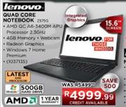 Lenovo Quad Core Notebook(Z575G)