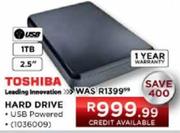 Toshiba Hard Drive