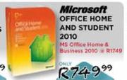 Microsoft Office Home and Student 2010