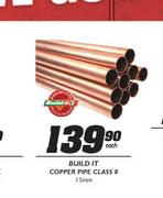 Bulid It 15mm Copper Pipe Class 0- Each