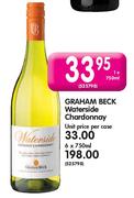 Graham Beck Waterside Chardonnay - 1 X 750ml