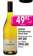 Krone Chardonnay/Pinot Noir - 1 X 750ml