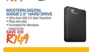 Western Digital 500GB 2.5" Hard Drive-Each