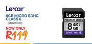 Lexar 8GB Micro SDHC Class 6-Each