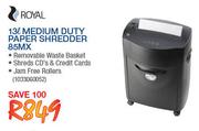 Royal 13L Medium Duty Paper Shredder 85MX-Each